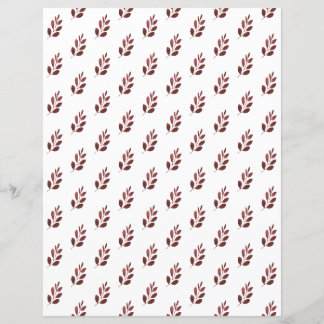 Feuille papier papier simple feuille bordeaux