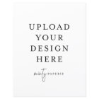 Feuille plat de 8,5 po x 11 po - Portrait