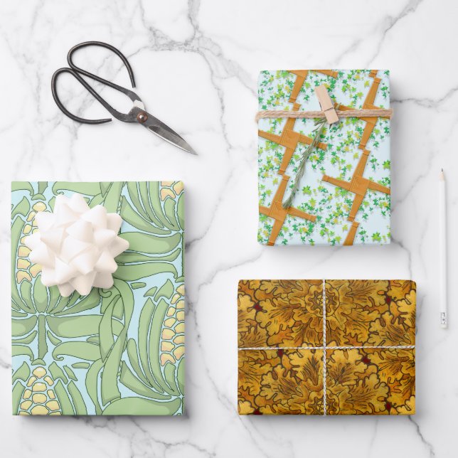 Feuille plate de papier d'enrobage de série saison (Recto)