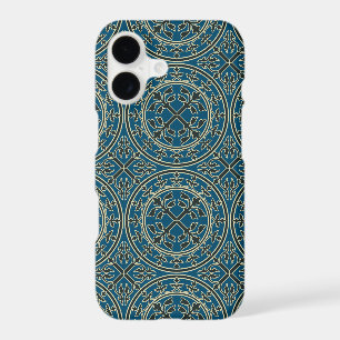 Feuille roman médiéval vert foncé