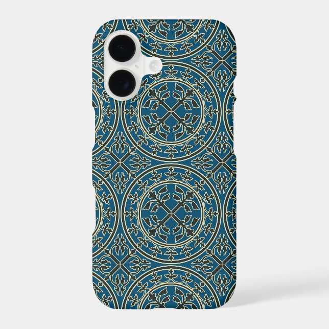 Feuille roman médiéval vert foncé (Verso)