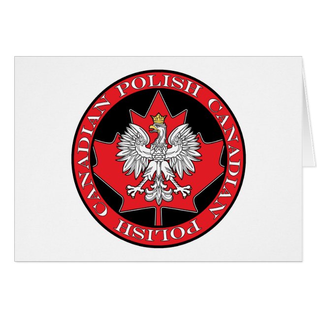 Feuille ronde polonaise canadienne (Devant horizontal)