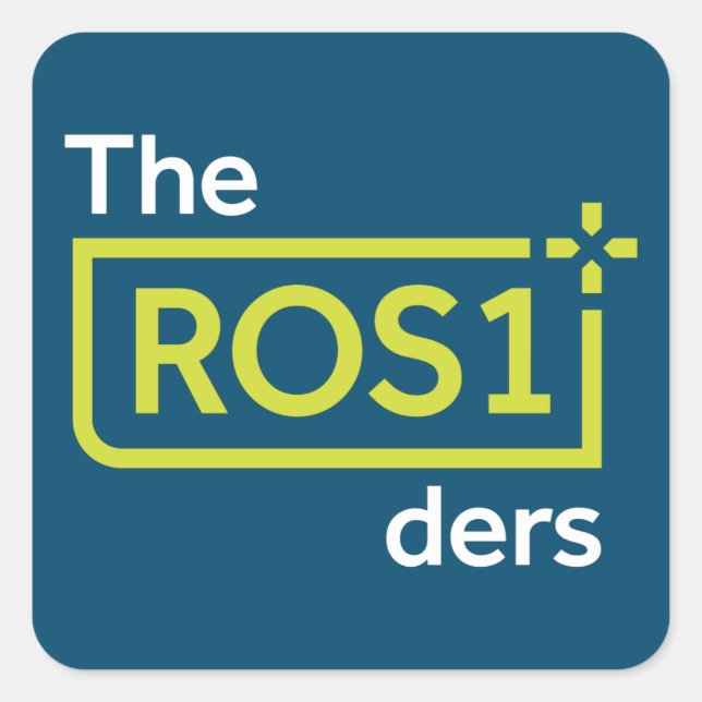 Feuille ROS1ders Stickers Carré Design Turquoise # (Devant)