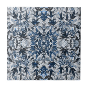 Feuille Sacré Bambou 2 Carreaux Kaleidoscope