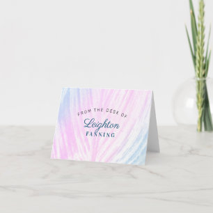 Feuille tropicale peinte