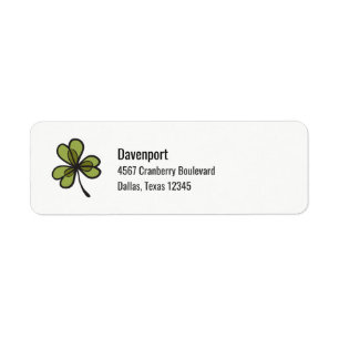 Feuille verte de trèfle