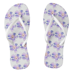 Feuilles à tongs à motifs floraux
