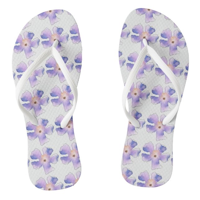 Feuilles à tongs à motifs floraux (Semelle)