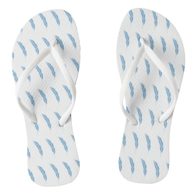 Feuilles à tongs bleu (Semelle)