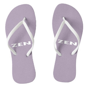 Feuilles à tongs gris-blanc zen
