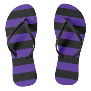 Feuilles à tongs violettes/noires