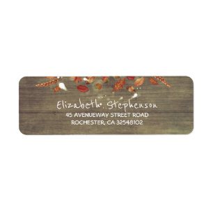 Feuilles automnales et lucioles Mariage rustique