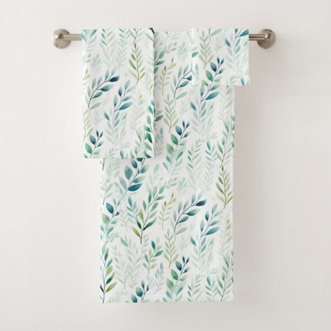 Feuilles blancs verts (En situation)