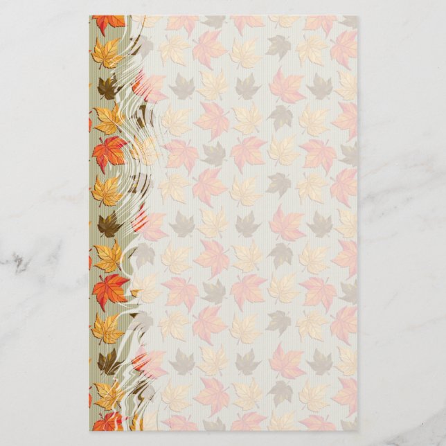 Feuilles d'automne 1 Papeterie (Devant)