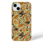 Feuilles d'automne, baies, champignons et fleurs