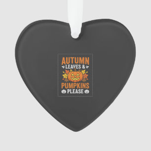 Feuilles d'automne Citrouille Halloween Design