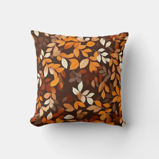 Feuilles d'automne Coussin décoratif