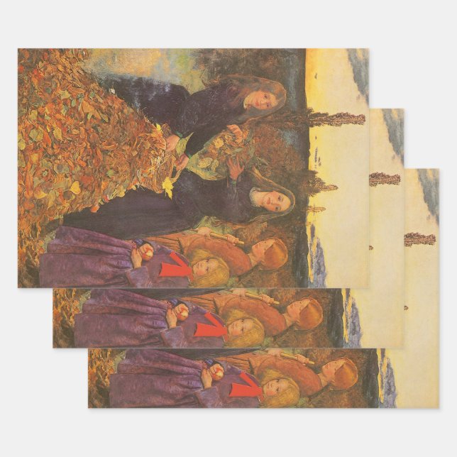 Feuilles d'automne de Sir John Everett Millais (Lot)