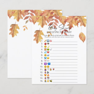 Feuilles d'automne \ Emoji jeu pictural