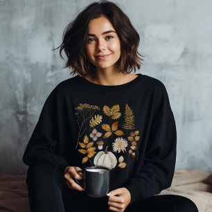 Feuilles d'automne et Sweatshirt Citrouille