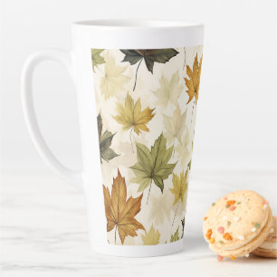 Feuilles d'automne Latte Mug