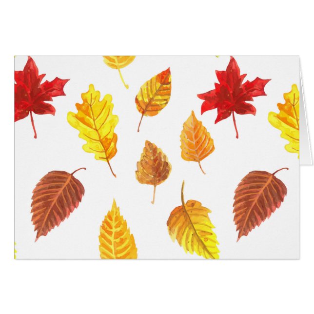 Feuilles d'automne motif (Devant horizontal)