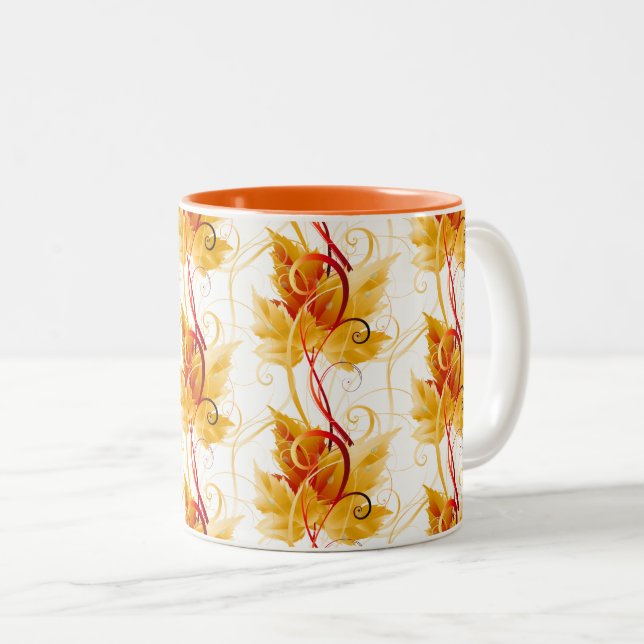 Feuilles d'automne Mug (Devant droit)