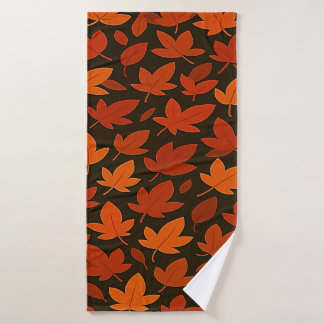 Feuilles d'automne Orange Boho