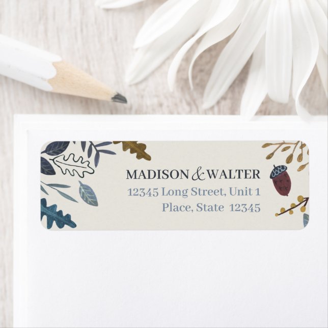 Feuilles d'automne rustique mariage de automne (En situation)