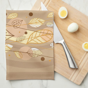 Feuilles d'automne Serviette de cuisine