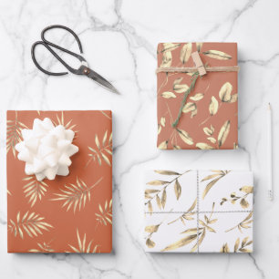 Feuilles d'automne Terracotta