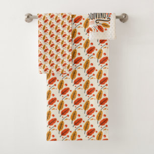 Feuilles de automne orange bon thanksgiving