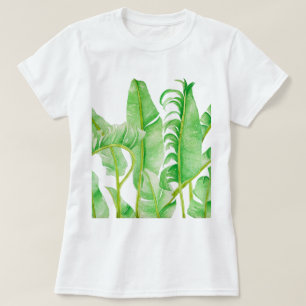Feuilles de bananes en T-shirt