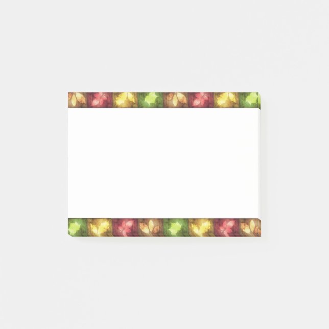Feuilles de bon thanksgiving Grunge - Post-it® Not (Devant)