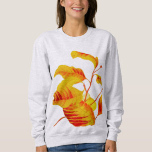 Feuilles de Dogwood sur un Sweatshirt