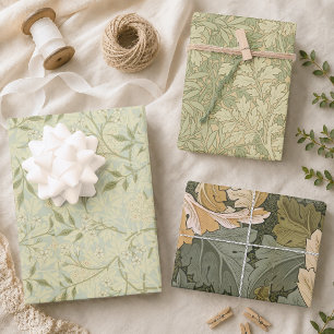 Feuilles de jasmin foliacées d'acanthe Morris vint