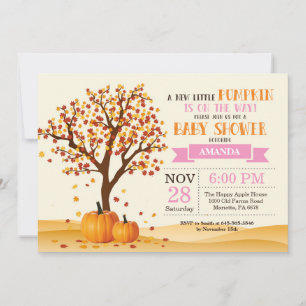 Feuilles  de la carte d'invitation pour Baby showe