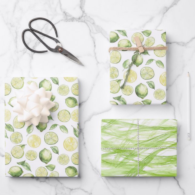 Feuilles de limes vertes Fruit (Recto)