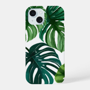 Feuilles de Monstera Aquarelle Moderne Simple