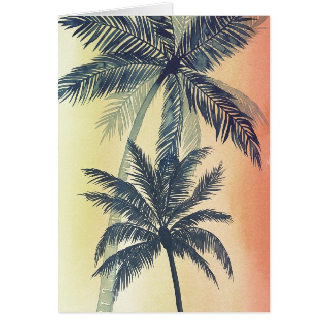 Feuilles de palmiers tropicaux (Devant)