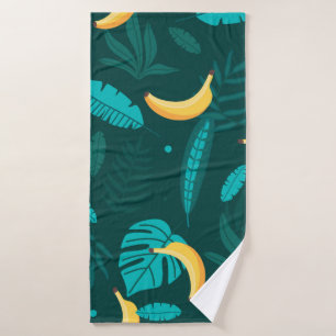 Feuilles de palmiers tropicaux motif sans couture.