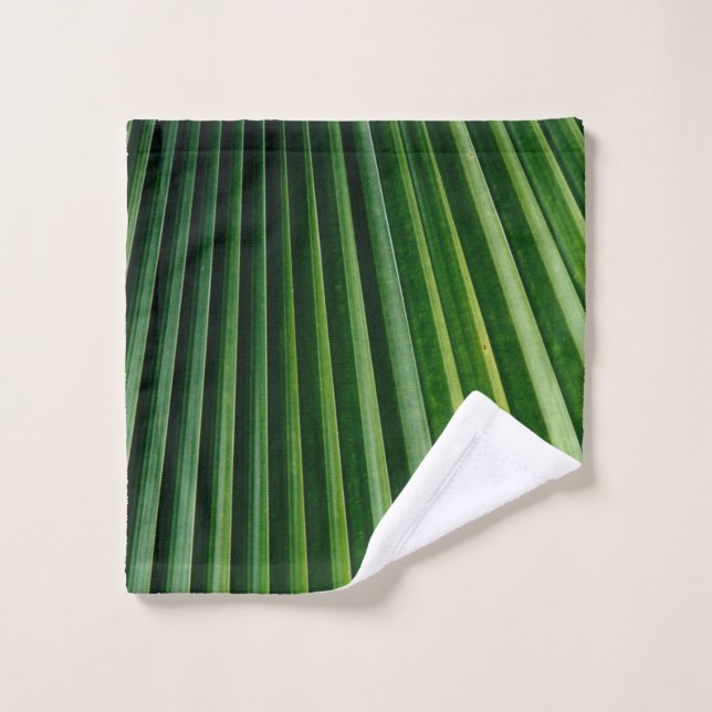 Feuilles de palmiers verts (Gant de toilette)