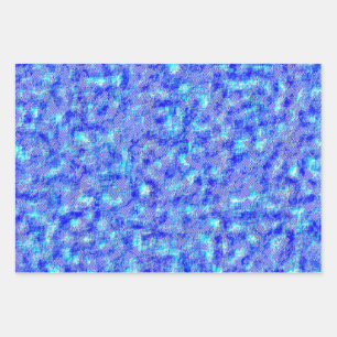 Feuilles de papier à envelopper multicolores (séri