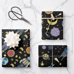 Feuilles de papier à thème Space Adventure