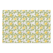 Feuilles de papier citron, Plaid, Green Dot Wrappe