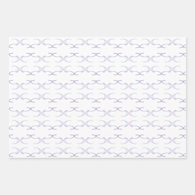 Feuilles de papier d'emballage à motif de rêve vio (Devant)