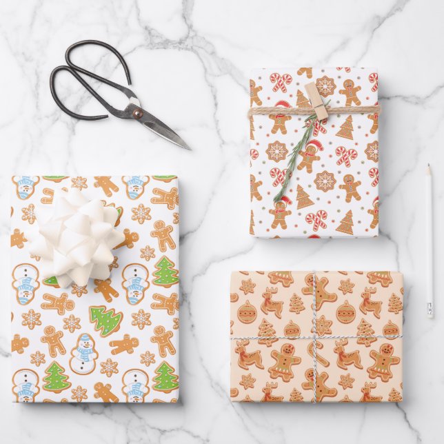 Feuilles de papier d'emballage de vacances (Recto)