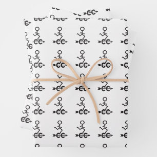 Feuilles de papier d'enveloppement CC en cours d'e
