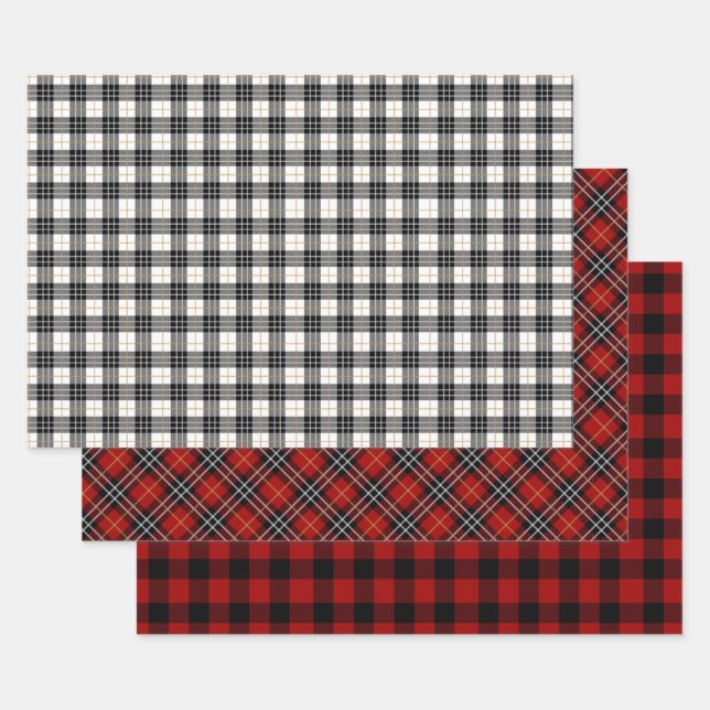 Feuilles de papier d'enveloppement de Buffalo de N (Lot)
