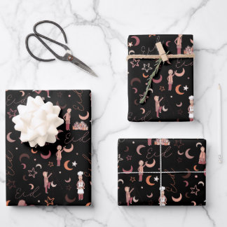 Feuilles de papier d'enveloppement de cadeaux Aïd,